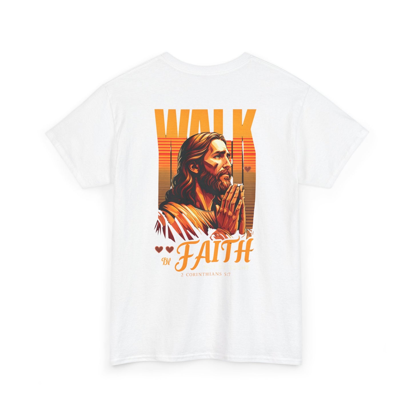 Walk By Faith Christian T-Shirt l Immense Faith Apparel