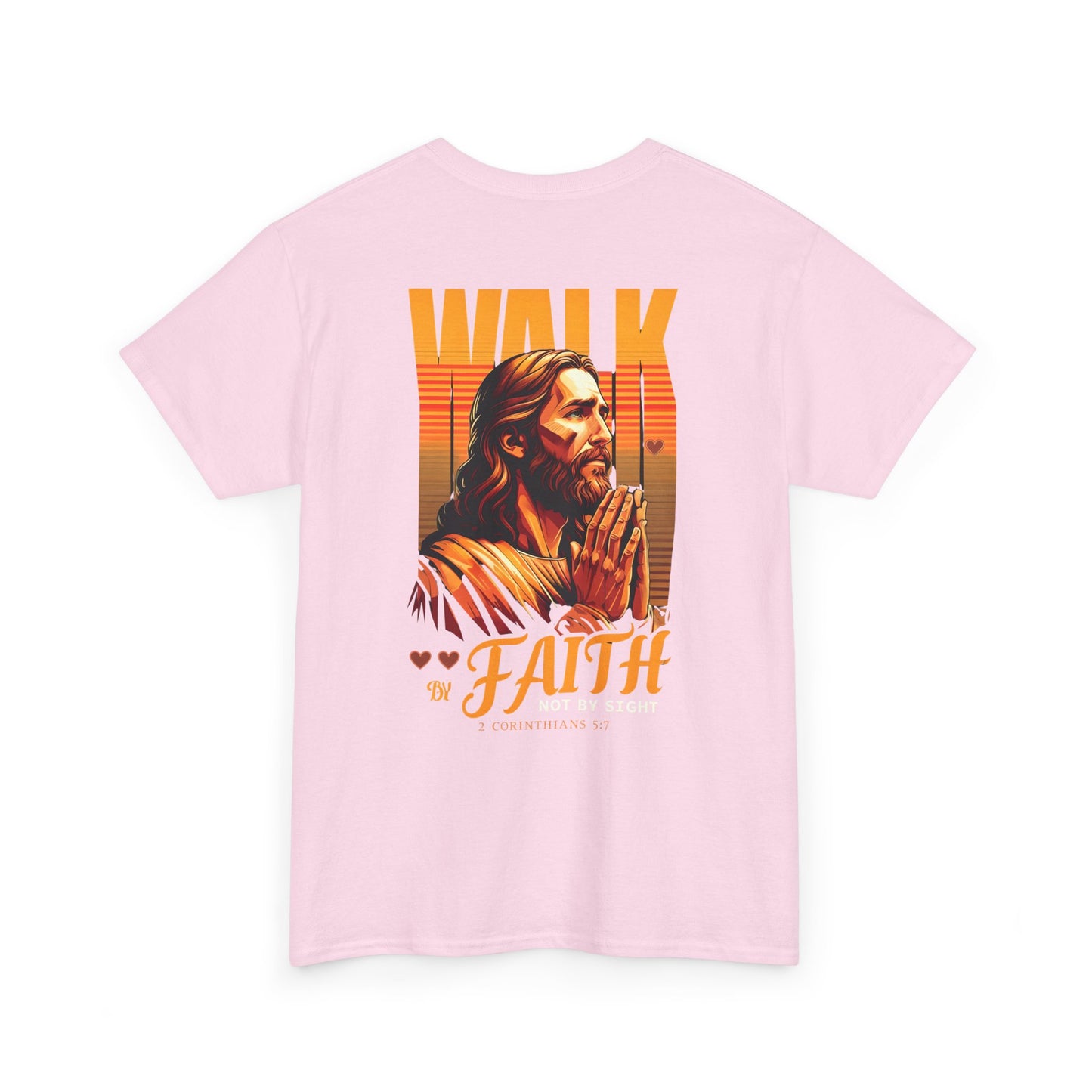 Walk By Faith Christian T-Shirt l Immense Faith Apparel