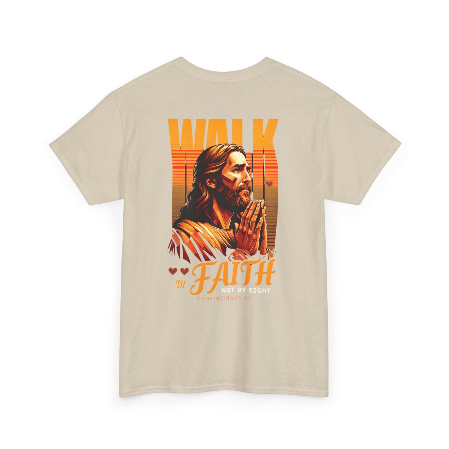Walk By Faith Christian T-Shirt l Immense Faith Apparel