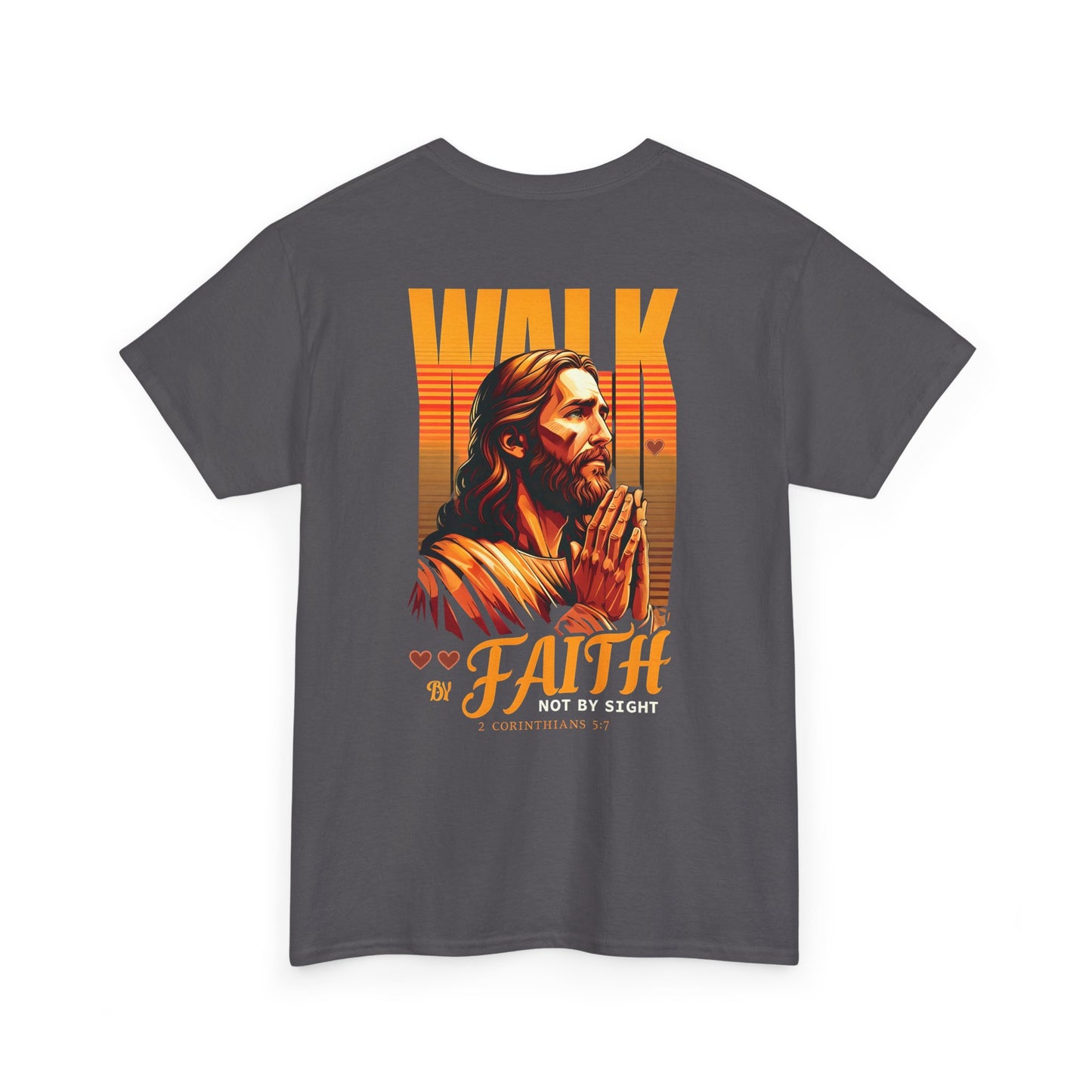 Walk By Faith Christian T-Shirt l Immense Faith Apparel
