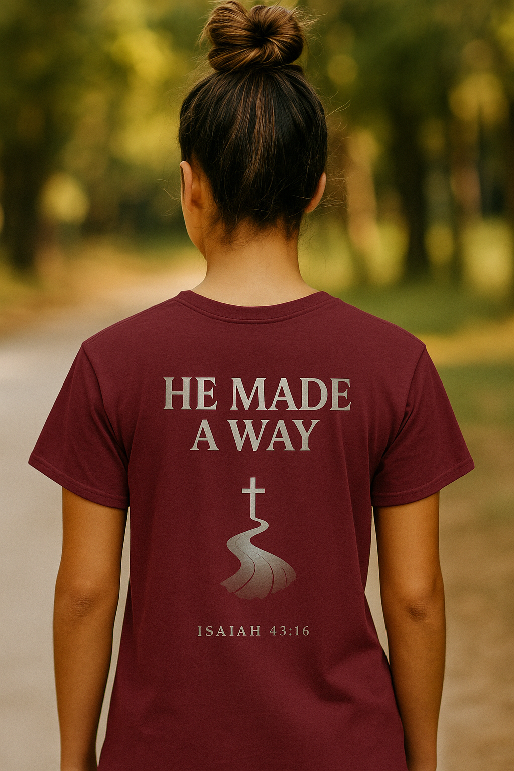 He Made a Way | Immense Faith Premium Heavy Cotton Tee