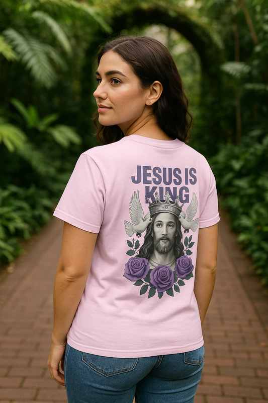 Jesus Is King Christian T-Shirt l Immense Faith Apparel