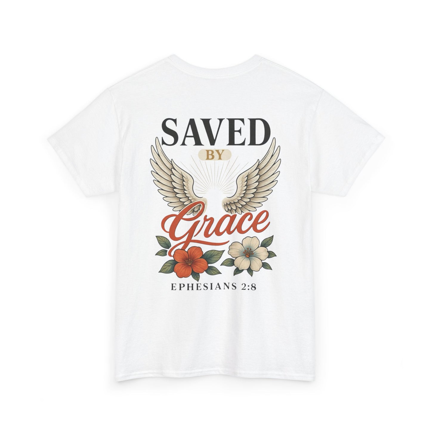 Saved By Grace Christian T-Shirt l Immense Faith Apparel
