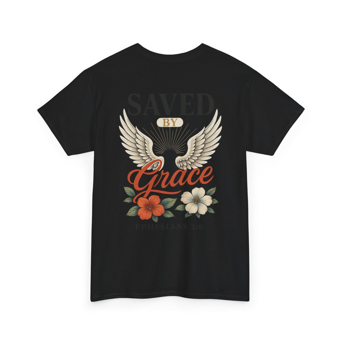 Saved By Grace Christian T-Shirt l Immense Faith Apparel