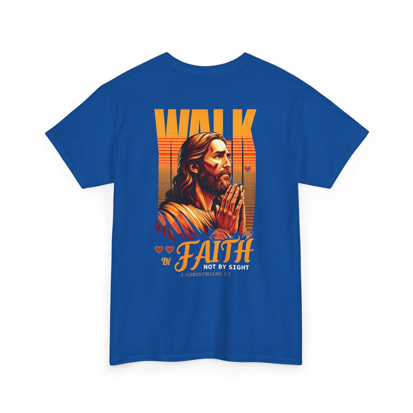Walk By Faith Christian T-Shirt l Immense Faith Apparel