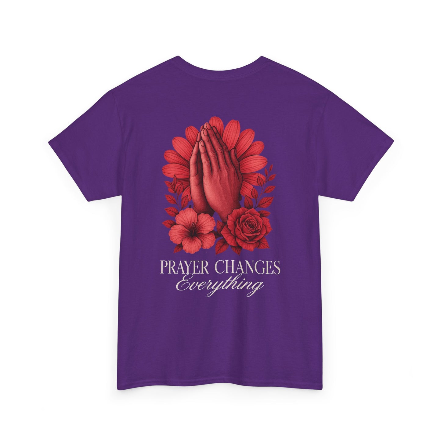 Prayer Changes Everything Christian Tee | Immense Faith T-Shirt