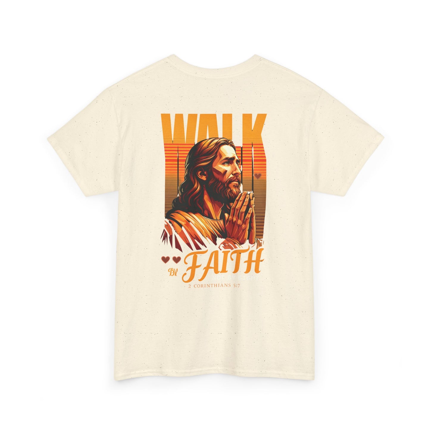 Walk By Faith Christian T-Shirt l Immense Faith Apparel